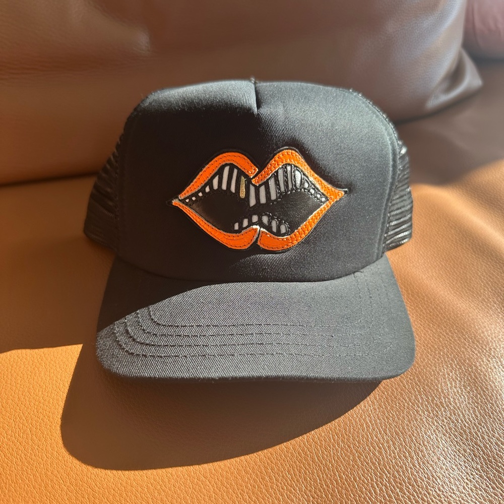 Chrome Hearts x Matty Boy Chomper Trucker Hat very  RARE!!!  orange color way
